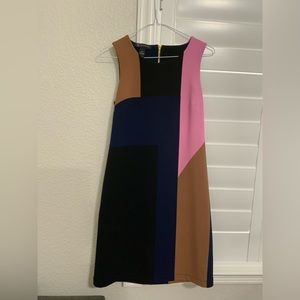 INC International Concepts Colorblock Shift Dress Sleeveless